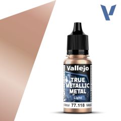 Vallejo 18ml True Metallic Metal Light Arcane Gold # 77117