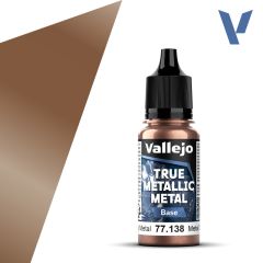Vallejo 18ml True Metallic Metal Light Arcane Gold # 77117