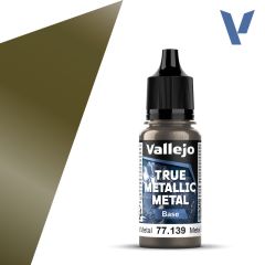Vallejo 18ml True Metallic Metal Light Arcane Gold # 77117