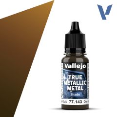 Vallejo 18ml True Metallic Metal Light Arcane Gold # 77117