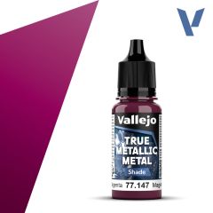 Vallejo 18ml True Metallic Metal Shade Crimson Magenta # 77147