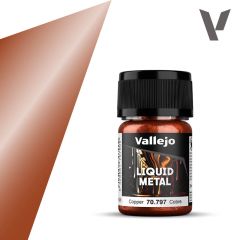 Vallejo 35ml Copper Alc Base Acrylic Modelling Paint 218  # 797