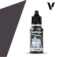 Vallejo 18ml Oily Steel Acrylic Modelling Paint 177 # 865