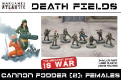 Wargames Atlantic 28mm Death Fields - Cannon Fodder (2): Females # ADF006