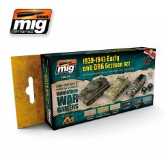 Ammo by Mig Jimenez Wargame Early And Dak German Set # 7116