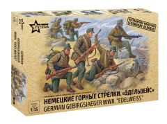 Zvezda 1/35 German Gebirgsjaeger WWII "Edelweiss" Mountain Troops # 3599 
