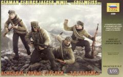 Zvezda 1/35 German Gebirgsjager WWII # 3599 - Plastic Model Figures
