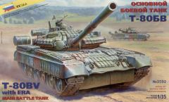 Zvezda 1/35 Russian Main Battle Tank T-80BV # 3592 - Plastic Model Kit