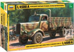 Zvezda 1/35 German Heavy 4.5t Truck Mercedes 4500S # 3596