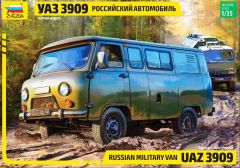Zvezda 1/35 UAZ 3909 Russian Military Van # 3644