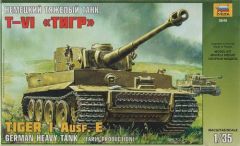 Zvezda 1/35 Pz.Kpfw.VI Tiger 1 Early (Kursk) # 3646 - Plastic Model Kit