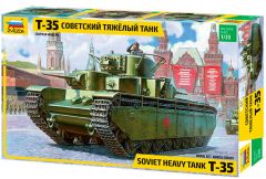 Zvezda 1/35 SOVIET HEAVY TANK Т-35 # 3667 - Model Kit