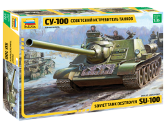 Zvezda 1/35 Soviet SU-100 Tank Destroyer # 3688