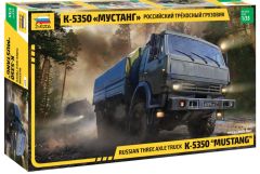 Zvezda 1/35 Kamaz 3 Axle Truck # 3697