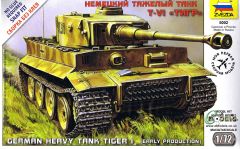Zvezda 1/72 5002 Tiger I (early production) # 5002 - Plastic Model Kit
