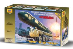 Zvezda 1/72 Ballistic Missile Launcher Topol # 5003 - Plastic Model Kit