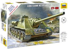 Zvezda 1/72 Soviet Tank Destroyer SU-100 # 5044 - Plastic Model Kit