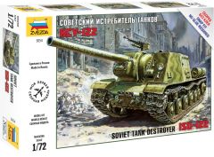 Zvezda 1/72 ISU-122 Soviet Tank Destroyer # 5054