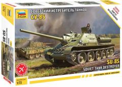 Zvezda 1/72 SU-85 Self Propelled Gun # 5062