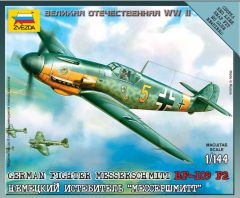 Zvezda 1/144 Messerschmitt Bf109 F-2 # 6116 - Plastic Model Kit