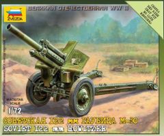 Zvezda 1/72 Soviet M-30 Howitzer # 6122 - Plastic Model Kit