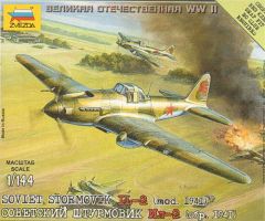Zvezda 1/144 Ilyushin IL-2 Stormovik # 6125 - Plastic Model Kit
