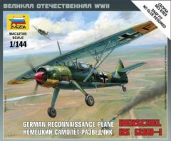 Zvezda 1/144 Henschel Hs 126B-1 # 6184 - Plastic Model Kit