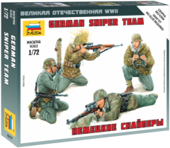 Zvezda 1/72 German 4 Man Sniper Team # 6217
