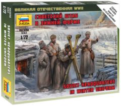 Zvezda 1/72 	Soviet HQ Winter # 6231