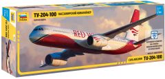 Zvezda 1/144 Passenger Airliner Tupolev Tu-204-100 # 7023