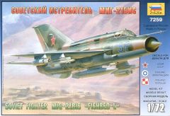Zvezda 1/72 Mikoyan MiG-21Bis 'Fishbed L' # 7259