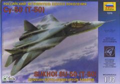 Zvezda 1/72 Sukhoi T-50 Russian Stealth Fighter # 7275 - Plastic Model Kit