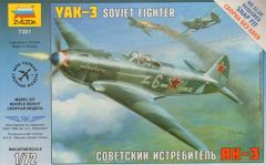Zvezda 1/72 Yak-3 # 7301 - Plastic Model Kit