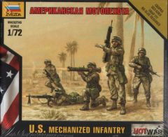 Zvezda 1/72 U.S Mechanized Infantry # 7407 - Plastic Model Figures
