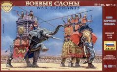 Zvezda 1/72 War Elephants # 8011 - Plastic Model Kit