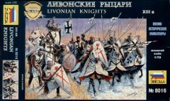 Zvezda 1/72 Livonian Knights # 8016 - Plastic Model Kit