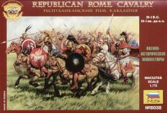 Zvezda 1/72 Republican Rome - Cavalry # 8038 - Plastic Model Kit