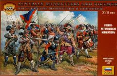 Zvezda 1/72 Austrian Musketeers and Pikemen # 8061 - Plastic Model Figures