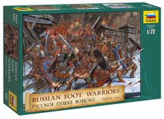 Zvezda 1/72 Russian Foot Warriors 13-14th Century # 8062