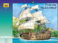 Zvezda 1/72 Pirate Ship Black Swan - New Tooling # 9031 - Plastic Model Kit