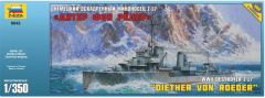 Zvezda 1/350 German Destroyer Z-17 Diether v Roeder # 9043 - Plastic Model Kit