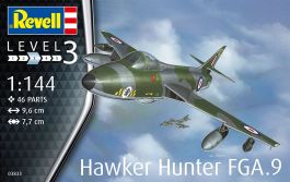 L274 REVELL MODEL Kit 04039 - Hawker Hunter FGA 9 - 1/144 Sealed In Bag - View #8
