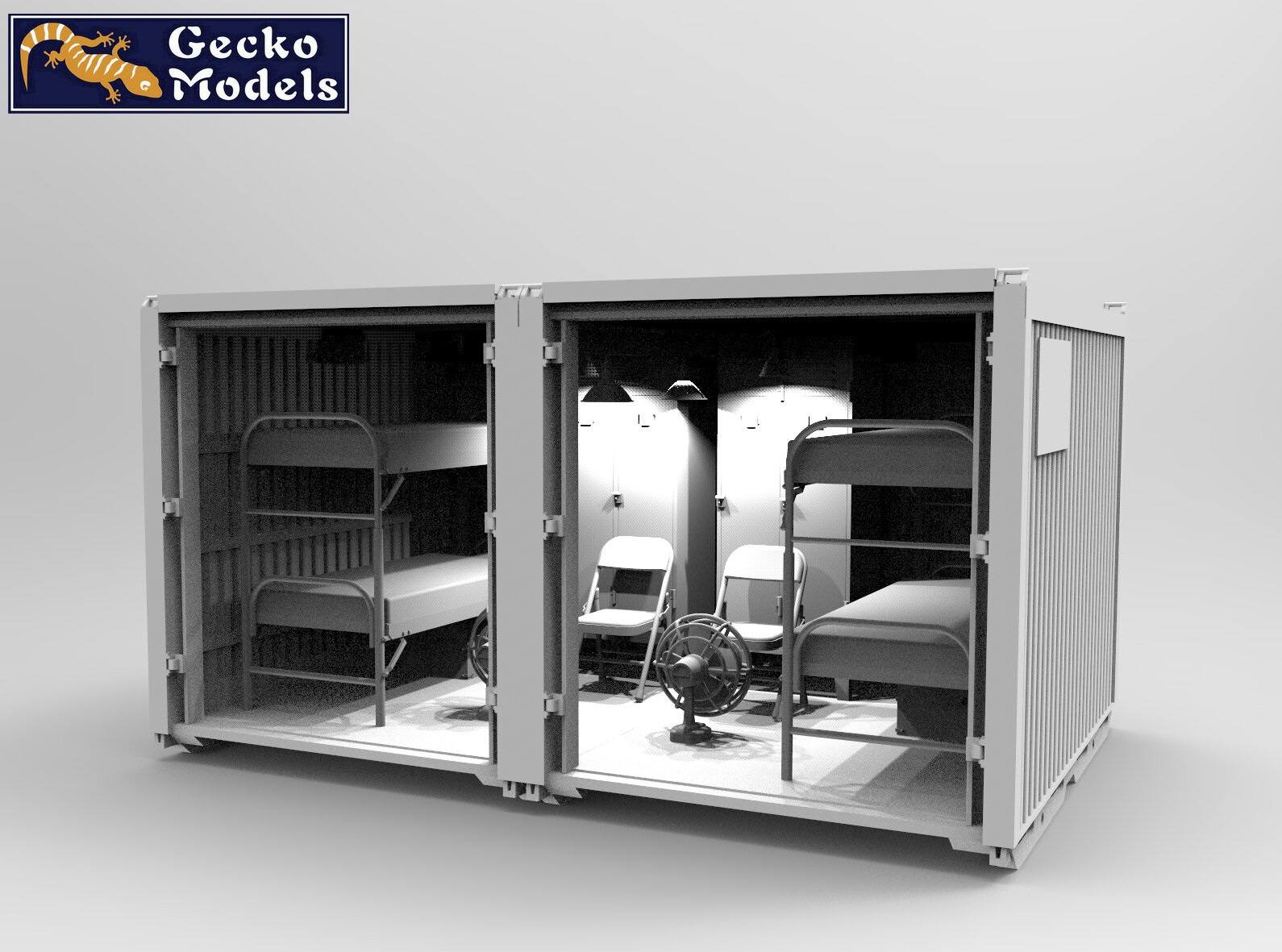 Gecko Models 1/35 US Army Base Temporary Dormitories For Military Personnel (Vietnam War Era) # 0116