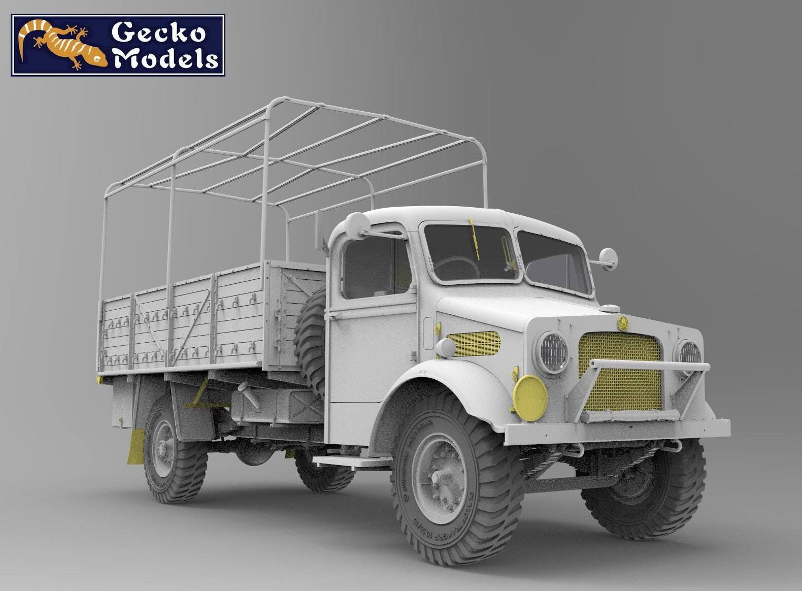 Gecko Models 1/35 Bedford OYD Truck 3t 4x2 GS (Wooden Cargo Body) # 0153