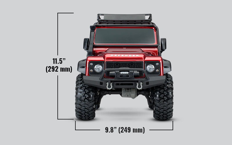 Traxxas 1/10 TRX-4 Land Rover Defender 4X4 Side Specs