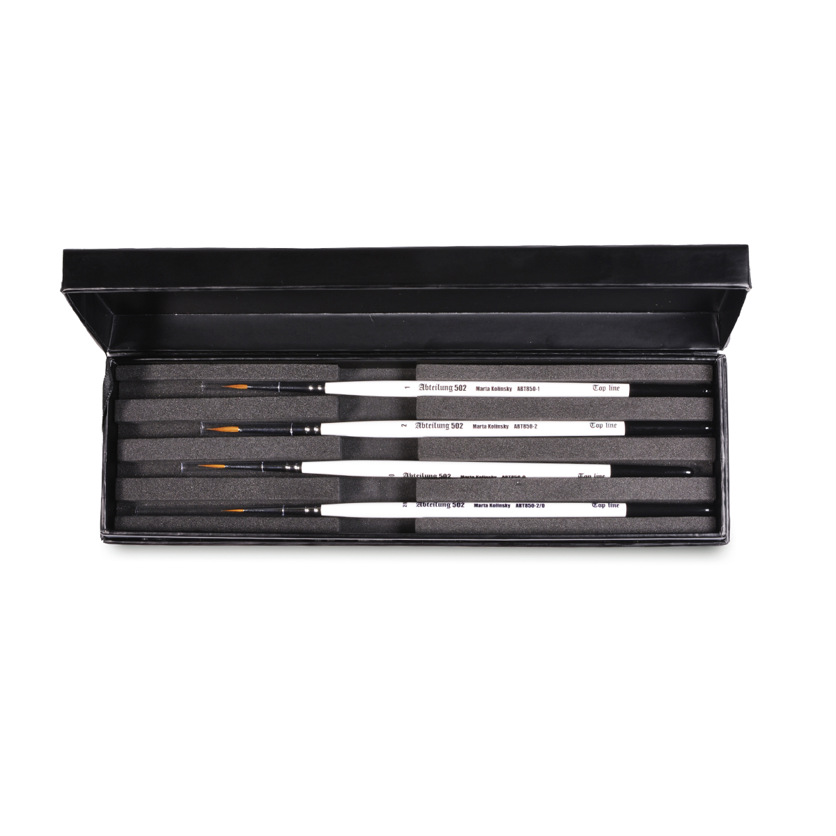 AK Interactive Marta Kolinsky Top Line Brushes Premium Set # MKBOX