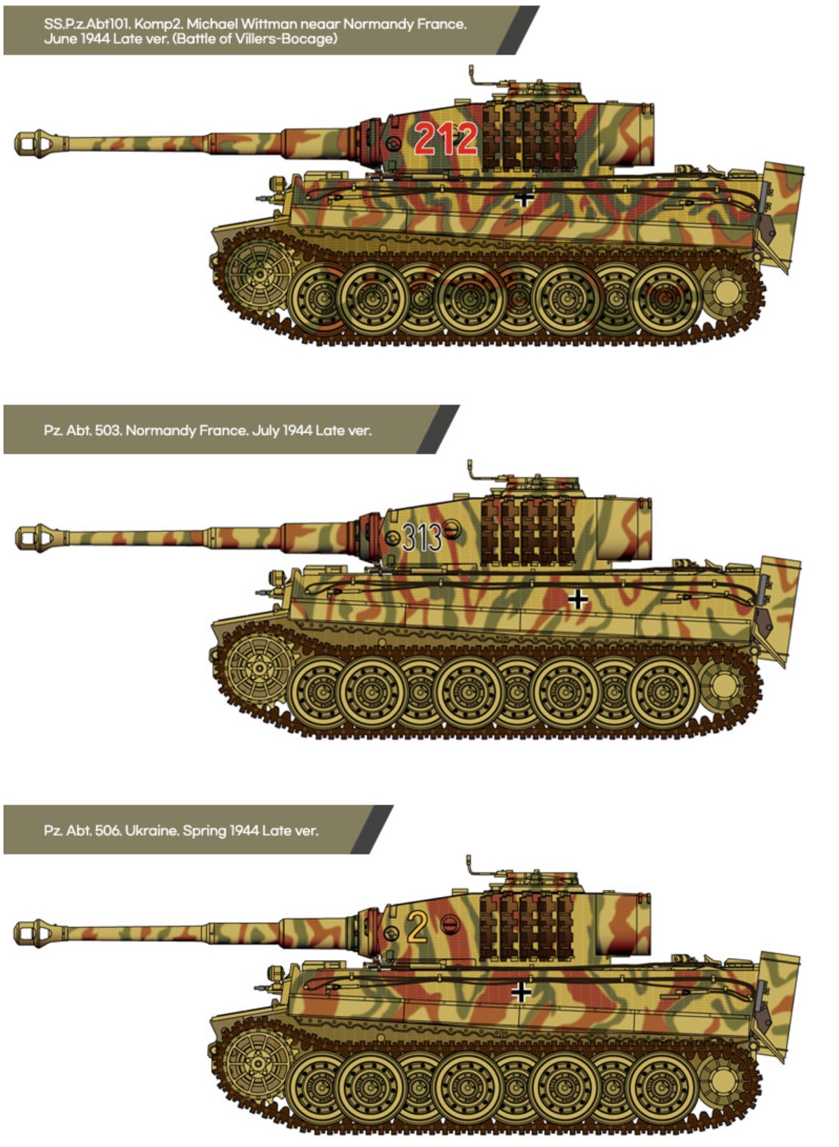 Academy 1/72 German Tiger I Late # 13431