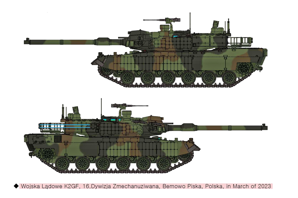 Academy 1/35 Polish Land Forces K2GF MBT 2023 # 13560