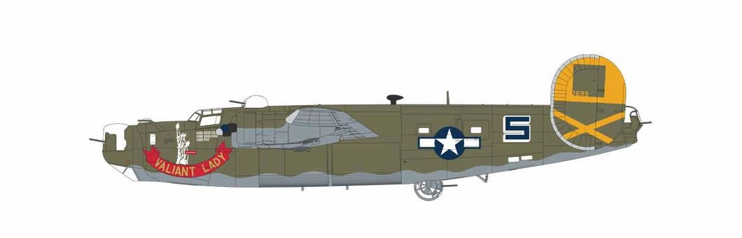  Airfix 1/72 Consolidated B-24H Liberator New Tooling # 09010