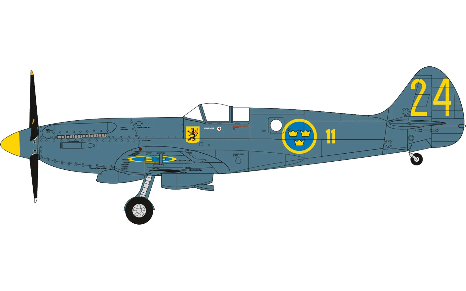Airfix 1/72 Swedish Air Force 100th Anniversary Set # 40004